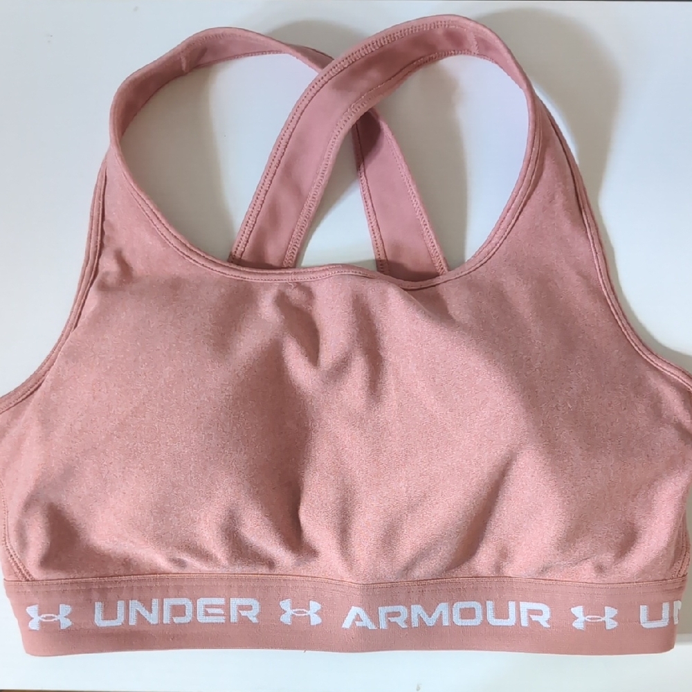 Under Armour Blush Pink Racerback Bra